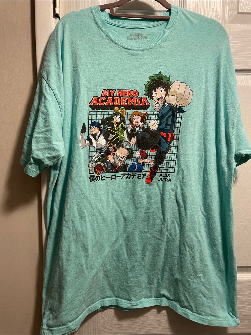 My Hero Academia Teal Graphic Tee - XXL